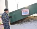На горнолыжном спуске в Колычево в Красноярске кататься на ледянках и санках опасно.